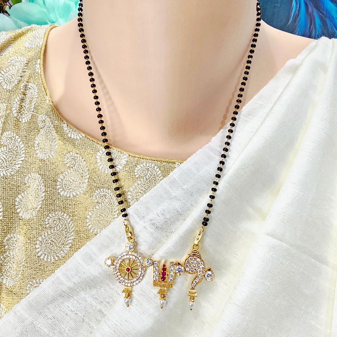 Shanku Chakra Black Beads