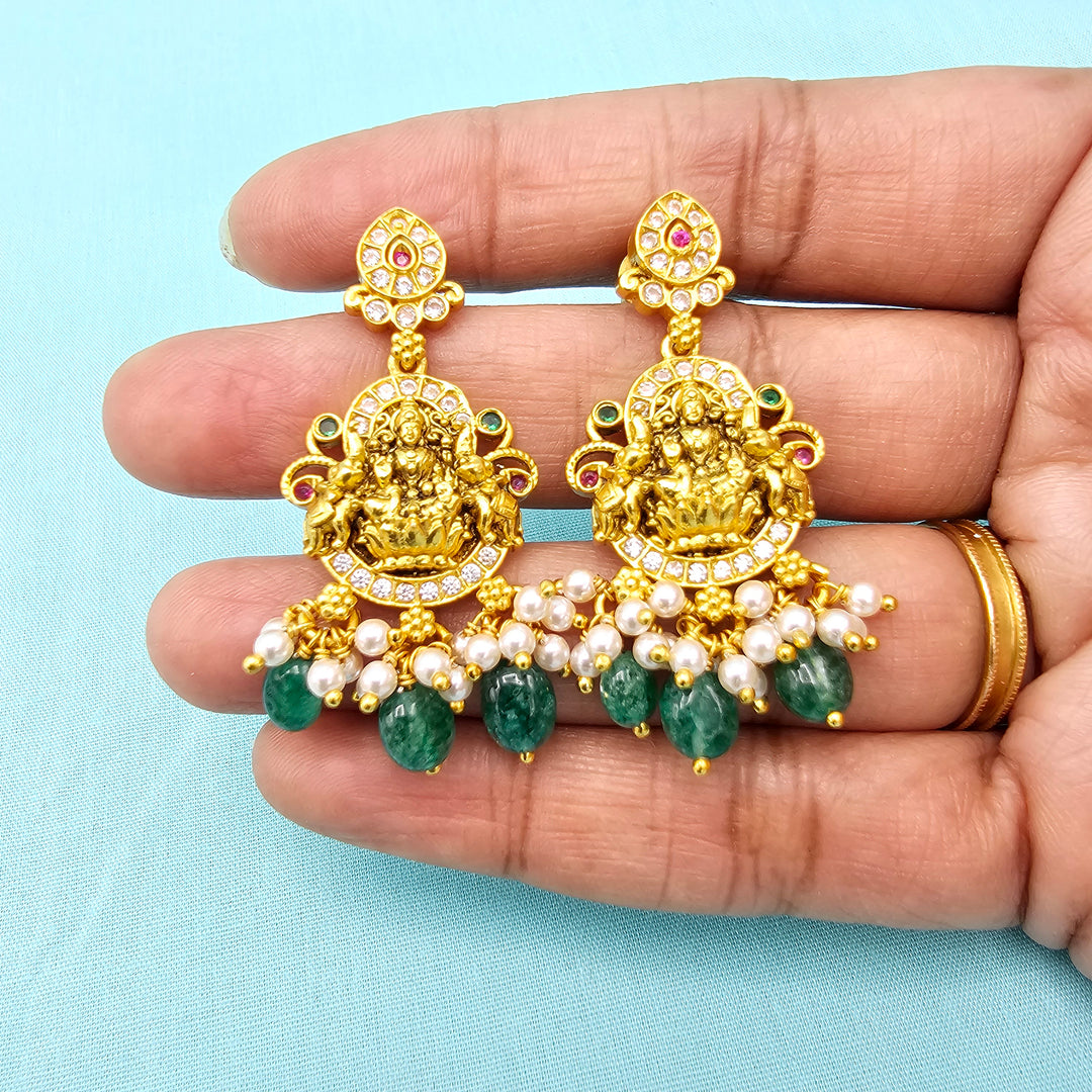 24" Lakshmi Black Beads