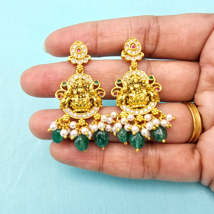 24" Lakshmi Black Beads