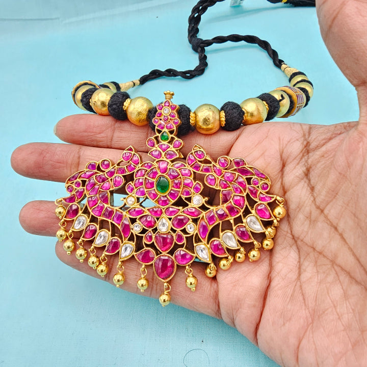 Kundan Black thread