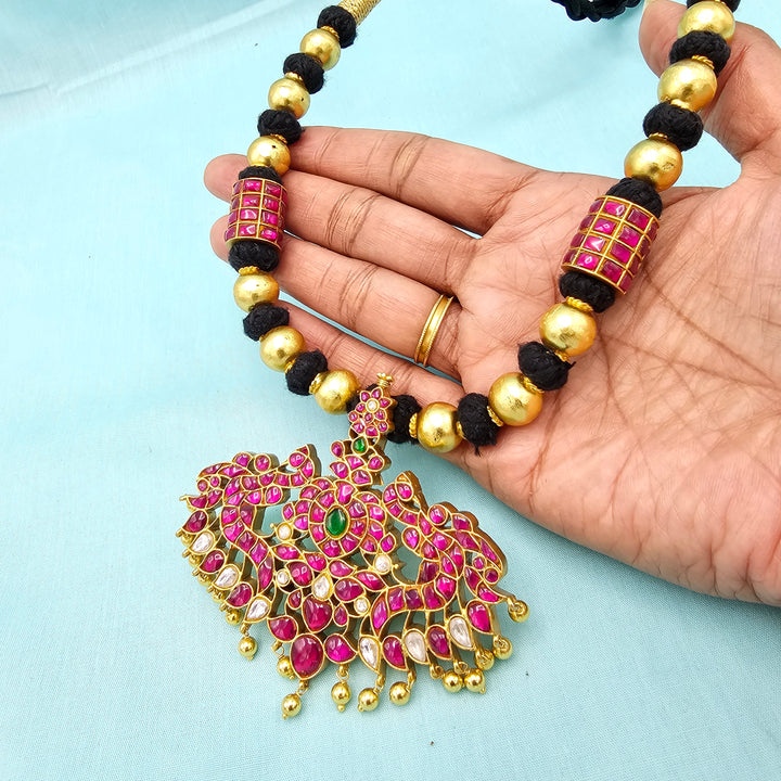 Kundan Black thread