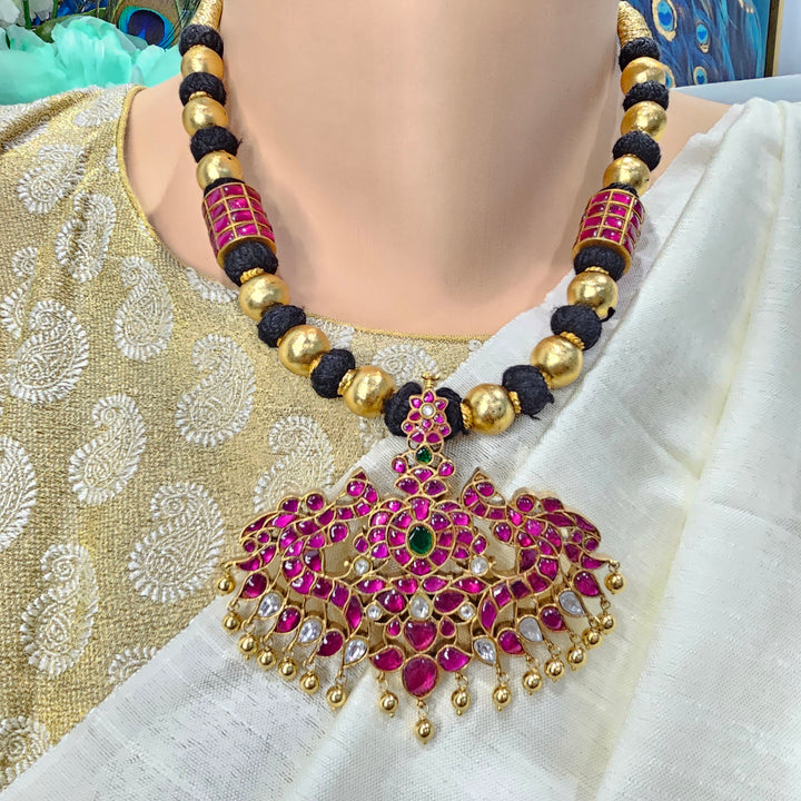 Kundan Black thread