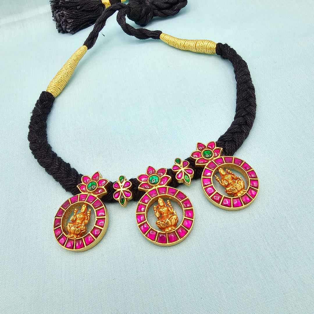 Kundan Thread Necklace