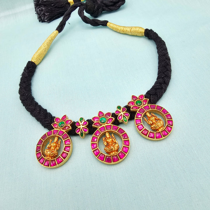 Kundan Thread Necklace