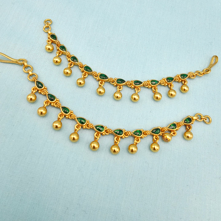 Silver Emerald Chempaswaralu