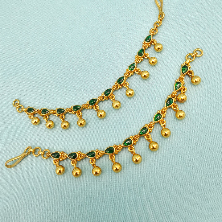 Silver Emerald Chempaswaralu