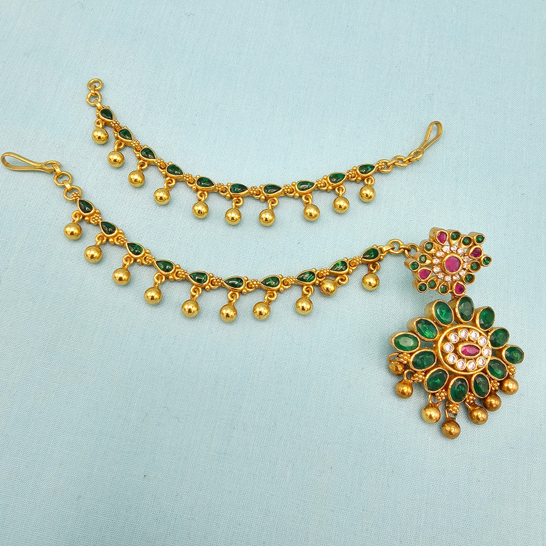 Silver Emerald Chempaswaralu