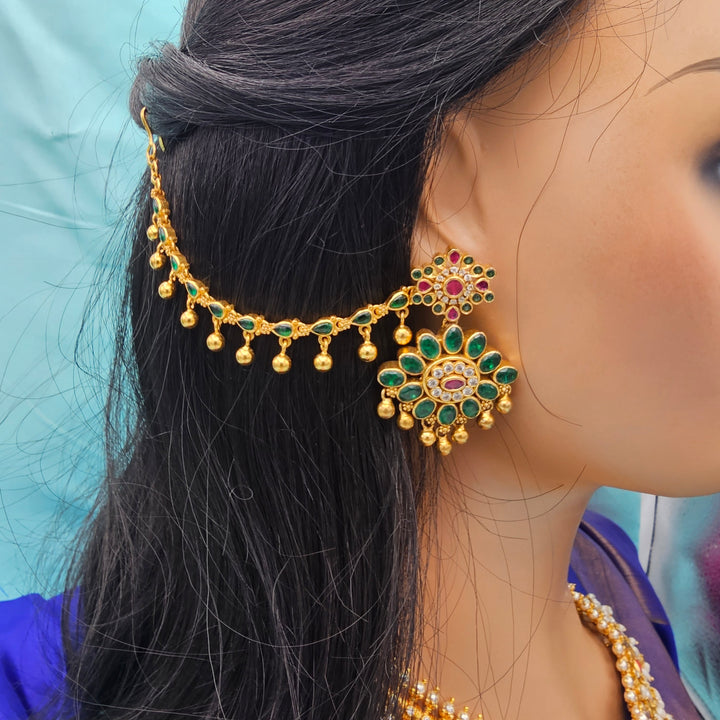 Silver Emerald Chempaswaralu