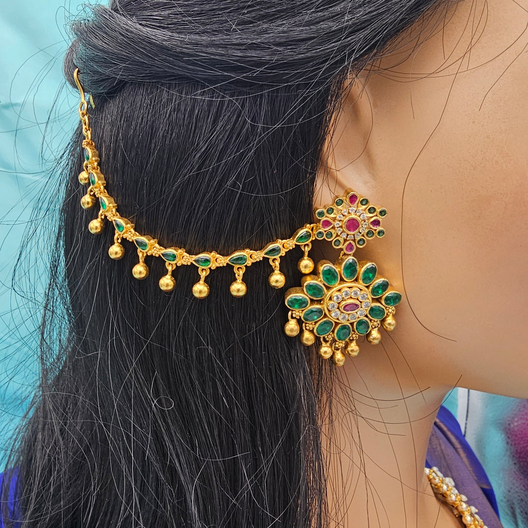 Silver Emerald Chempaswaralu