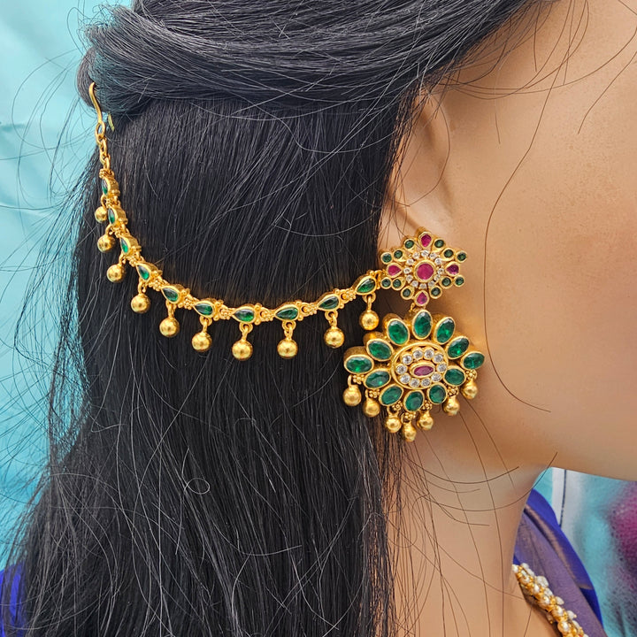 Silver Emerald Chempaswaralu