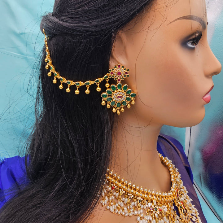 Silver Emerald Chempaswaralu