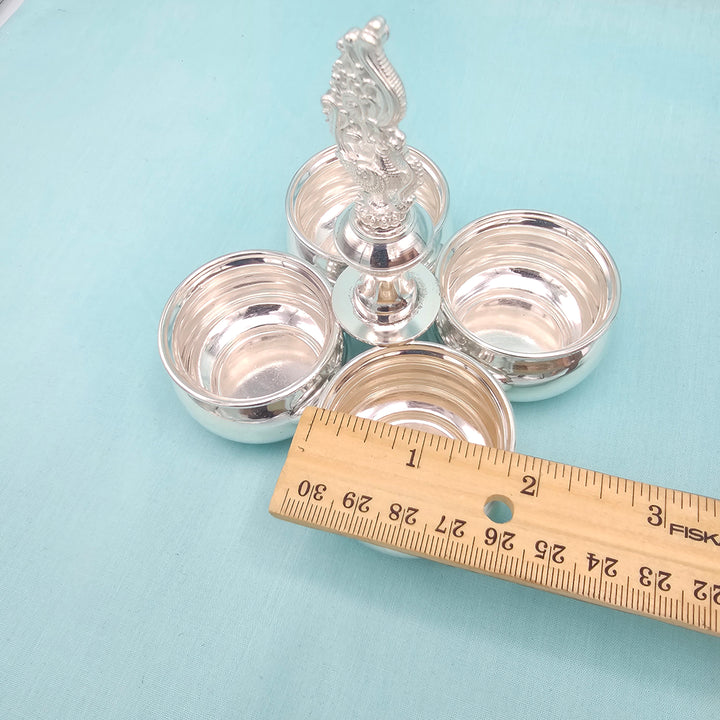 4 Cup Plain Kumkum holder