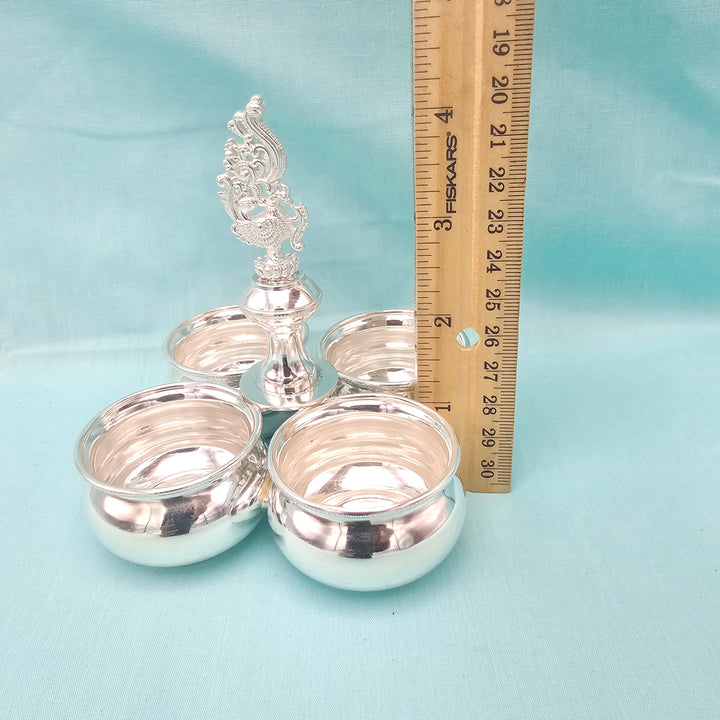 4 Cup Plain Kumkum holder