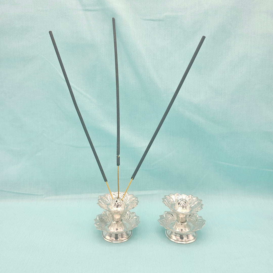 Silver Agarbatti Stand