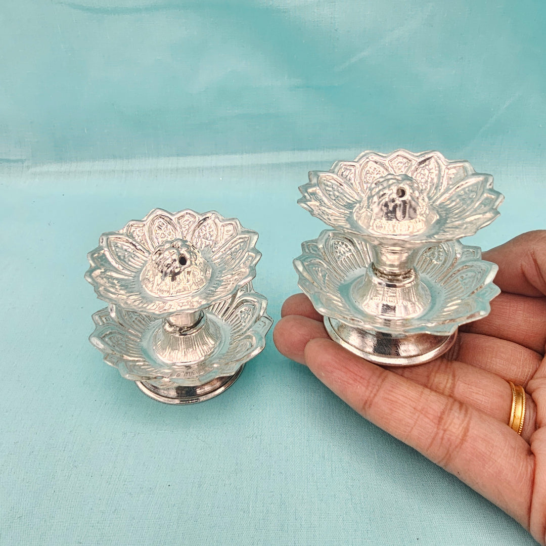 Silver Agarbatti Stand