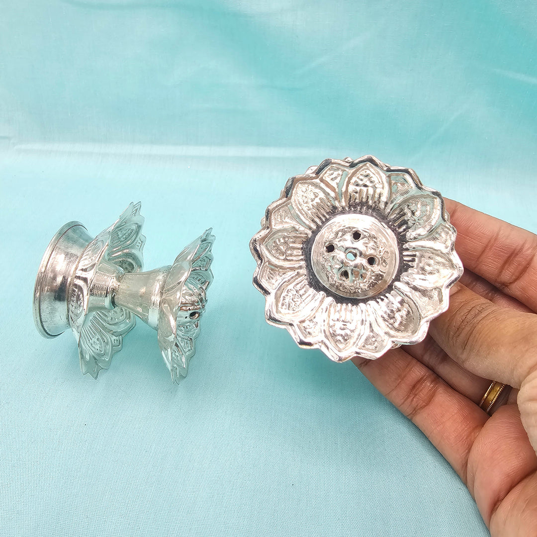 Silver Agarbatti Stand