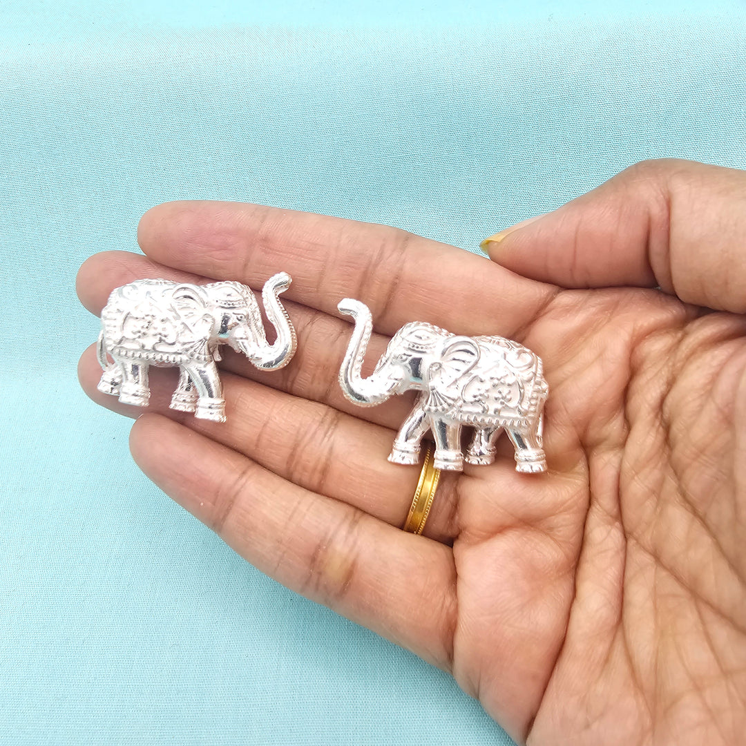 Small Silver Elephants