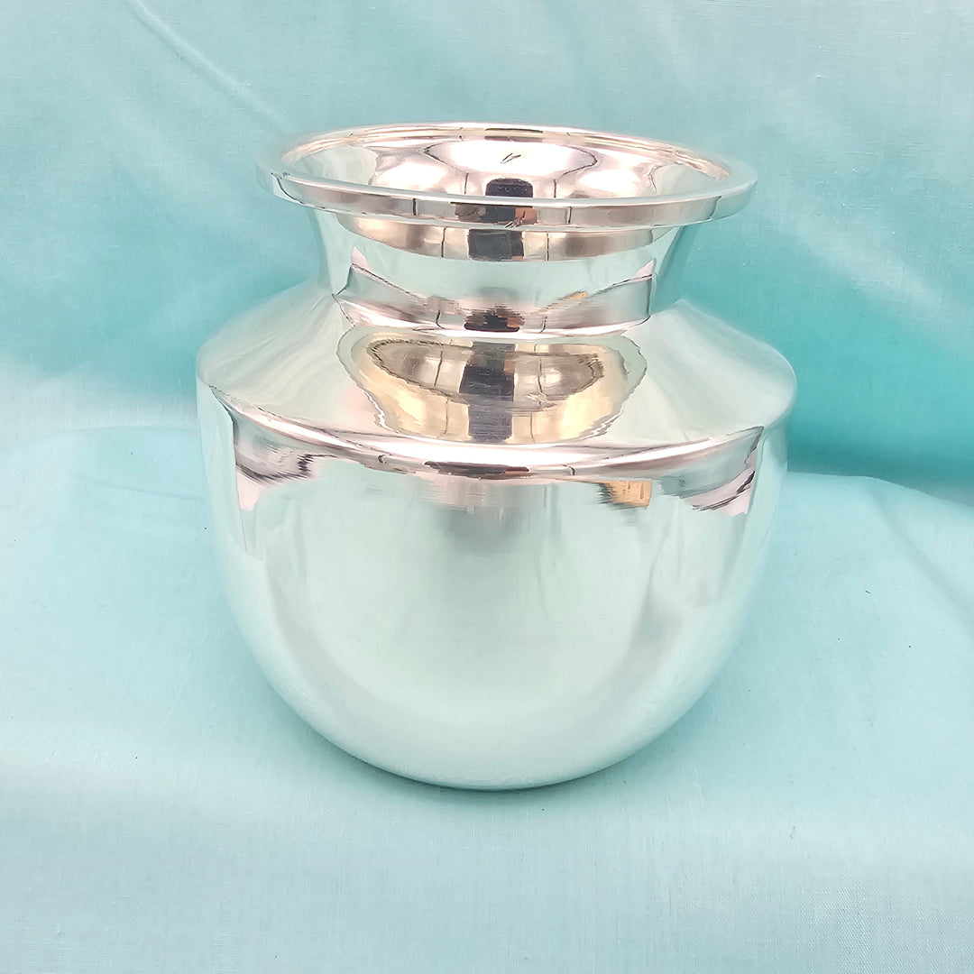 4.5" Silver plain Kalasam