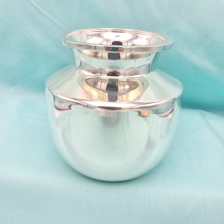 4.5" Silver plain Kalasam