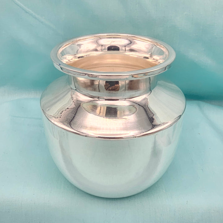 4.5" Silver plain Kalasam