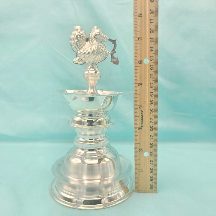 Silver 15" Deepam set