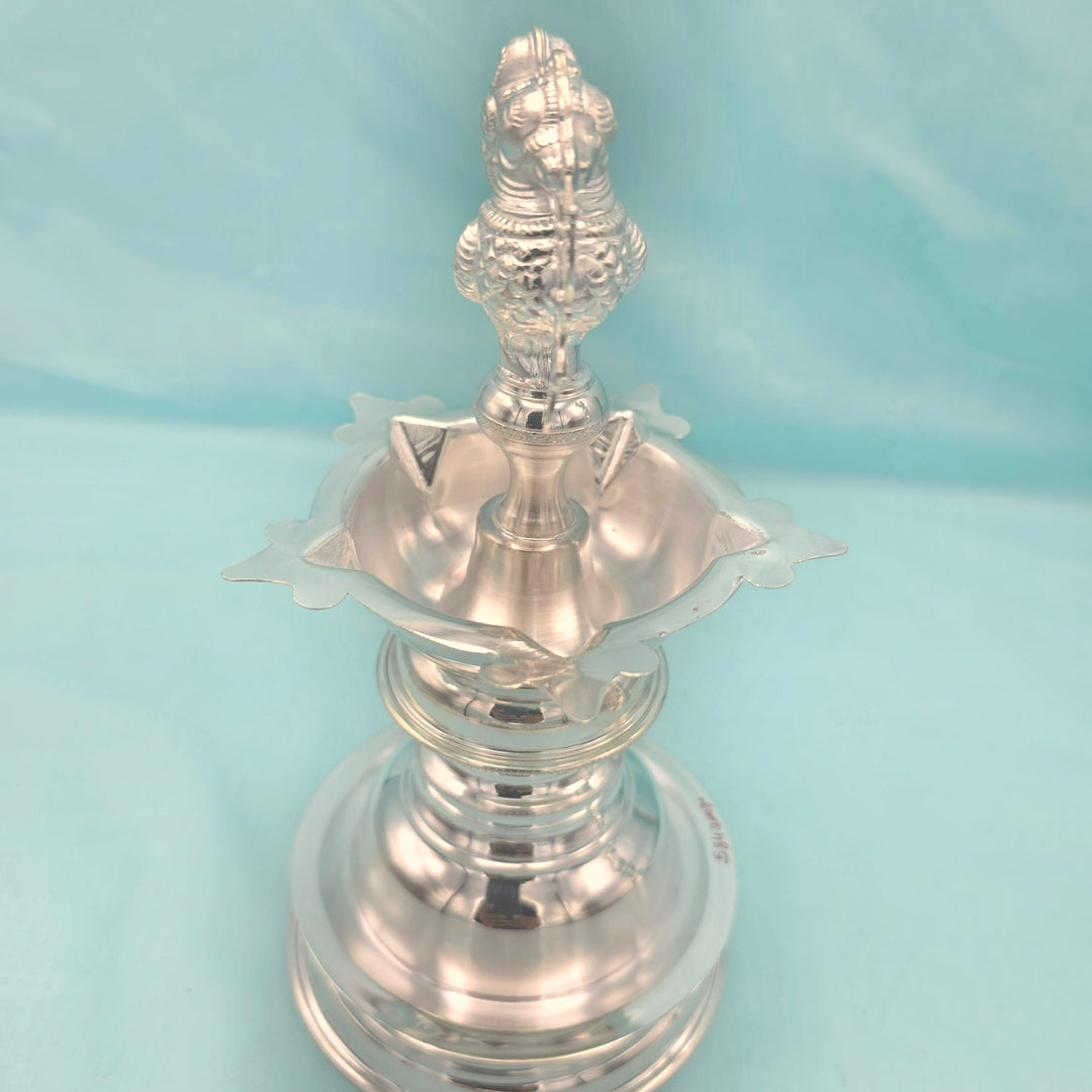 Silver 15" Deepam set
