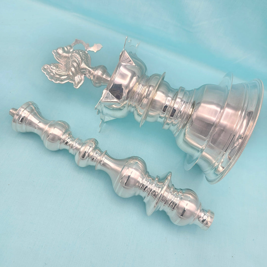 Silver 15" Deepam set