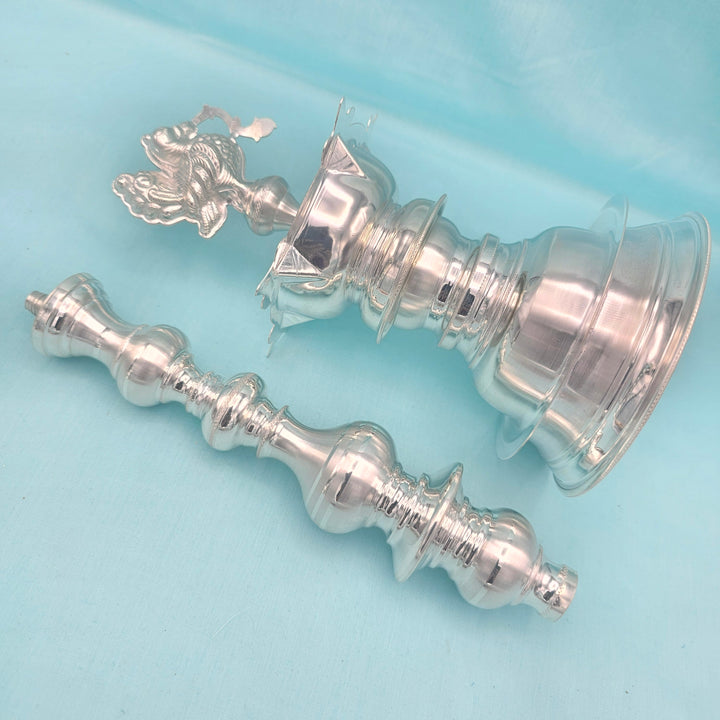 Silver 15" Deepam set