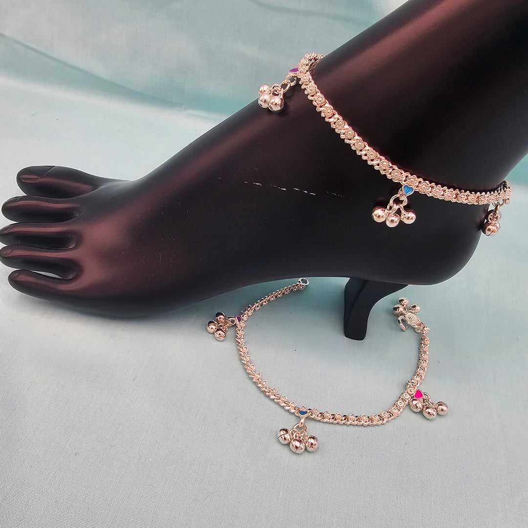 7.5" Kids Silver anklets