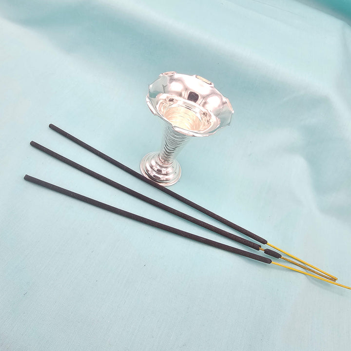 Silver Agarbatti stand