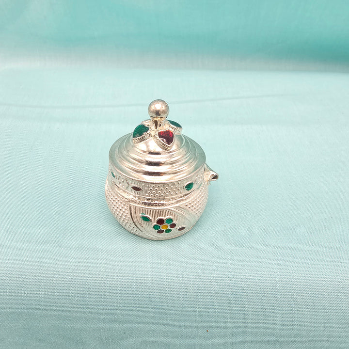 Silver Kumkum box