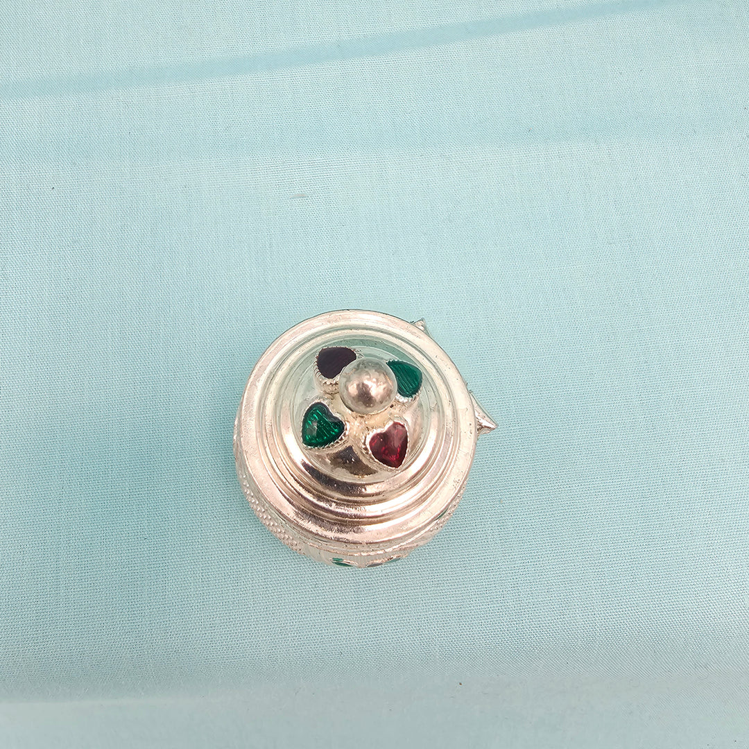 Silver Kumkum box
