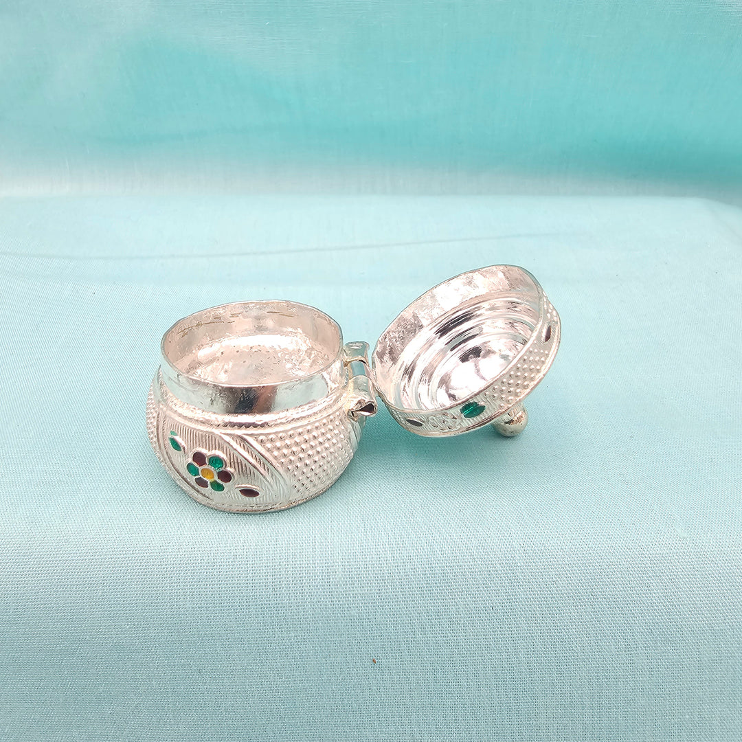 Silver Kumkum box