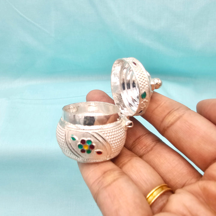 Silver Kumkum box