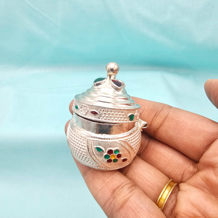 Silver Kumkum box