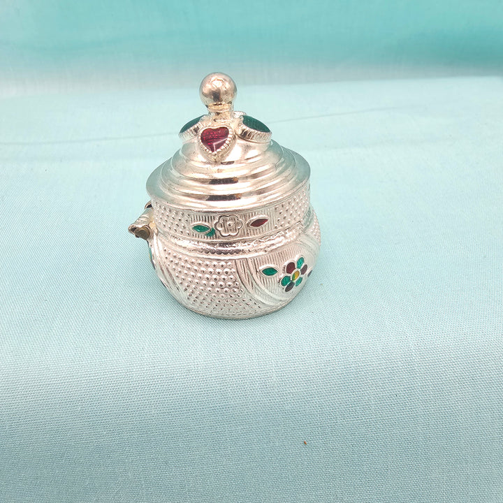 Silver Kumkum box
