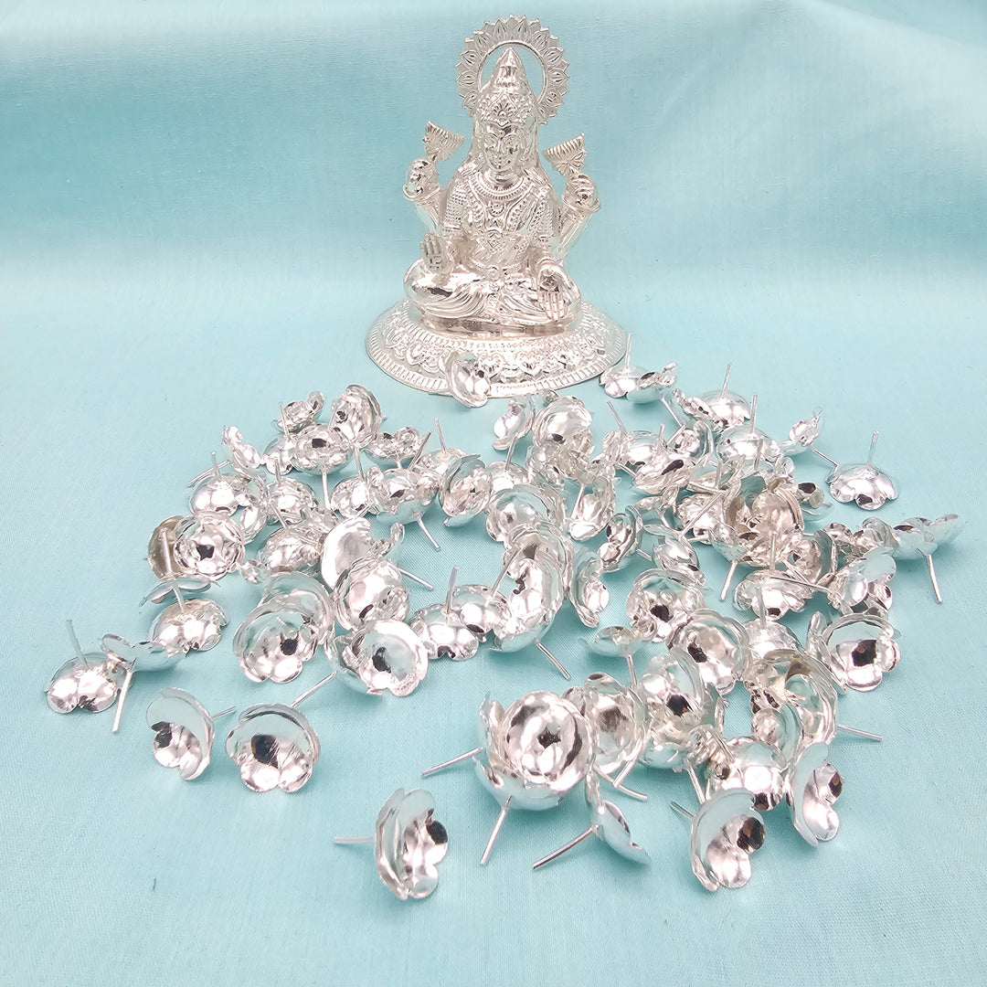 Pure Silver 108 flowers