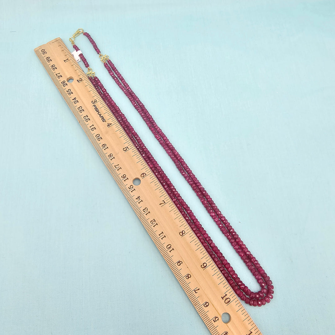 2L-20" Ruby Beads Chain