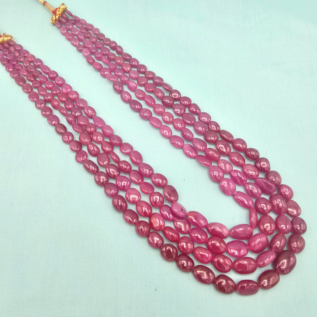 4L-24" AAA+ Ruby Beads Chain