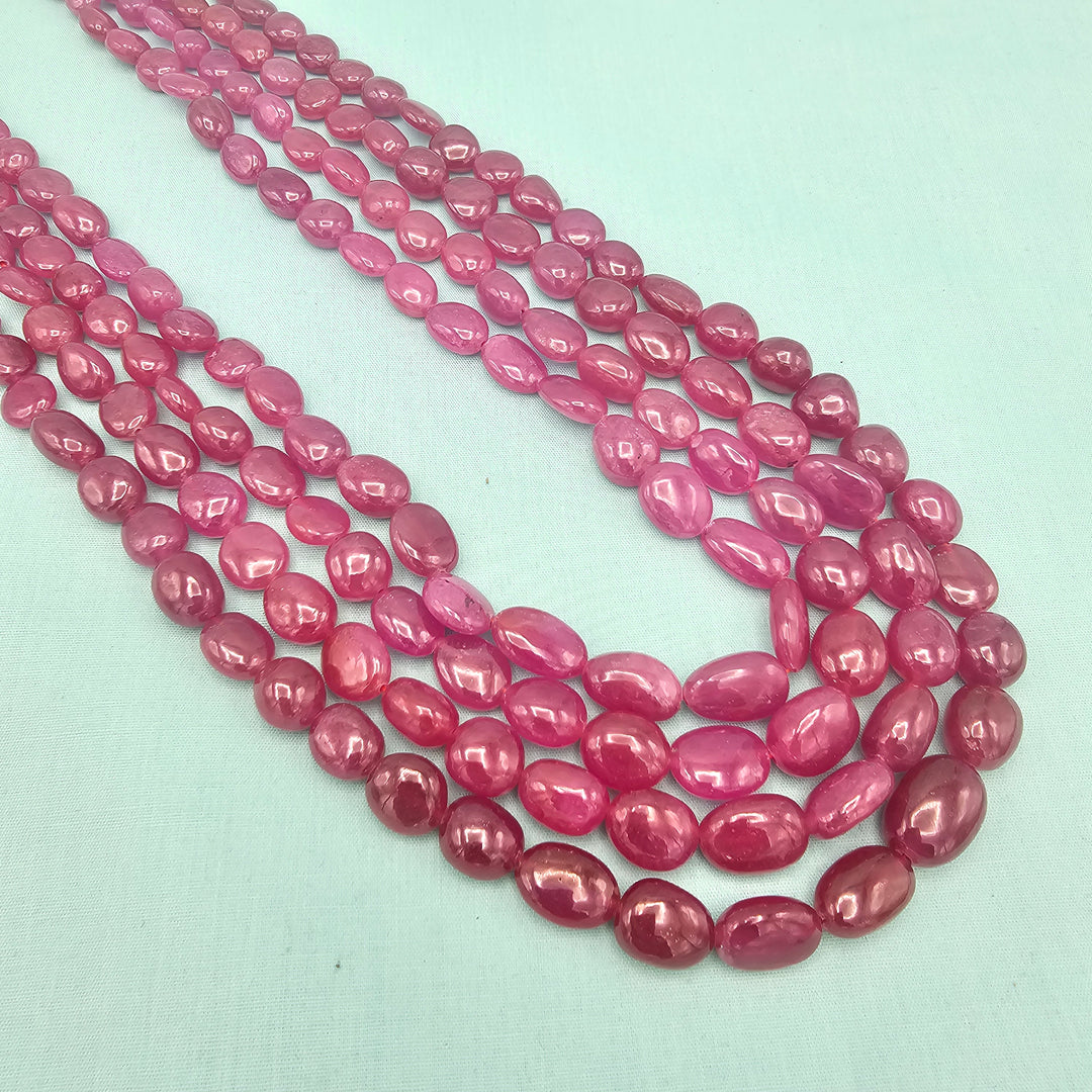 4L-24" AAA+ Ruby Beads Chain