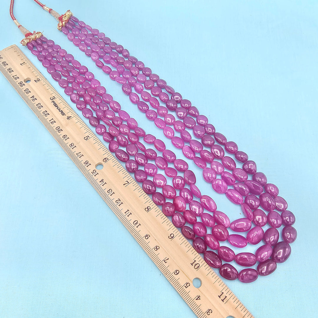 4L-24" AAA+ Ruby Beads Chain