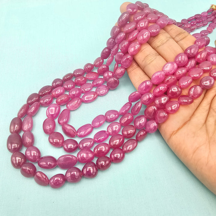 4L-24" AAA+ Ruby Beads Chain
