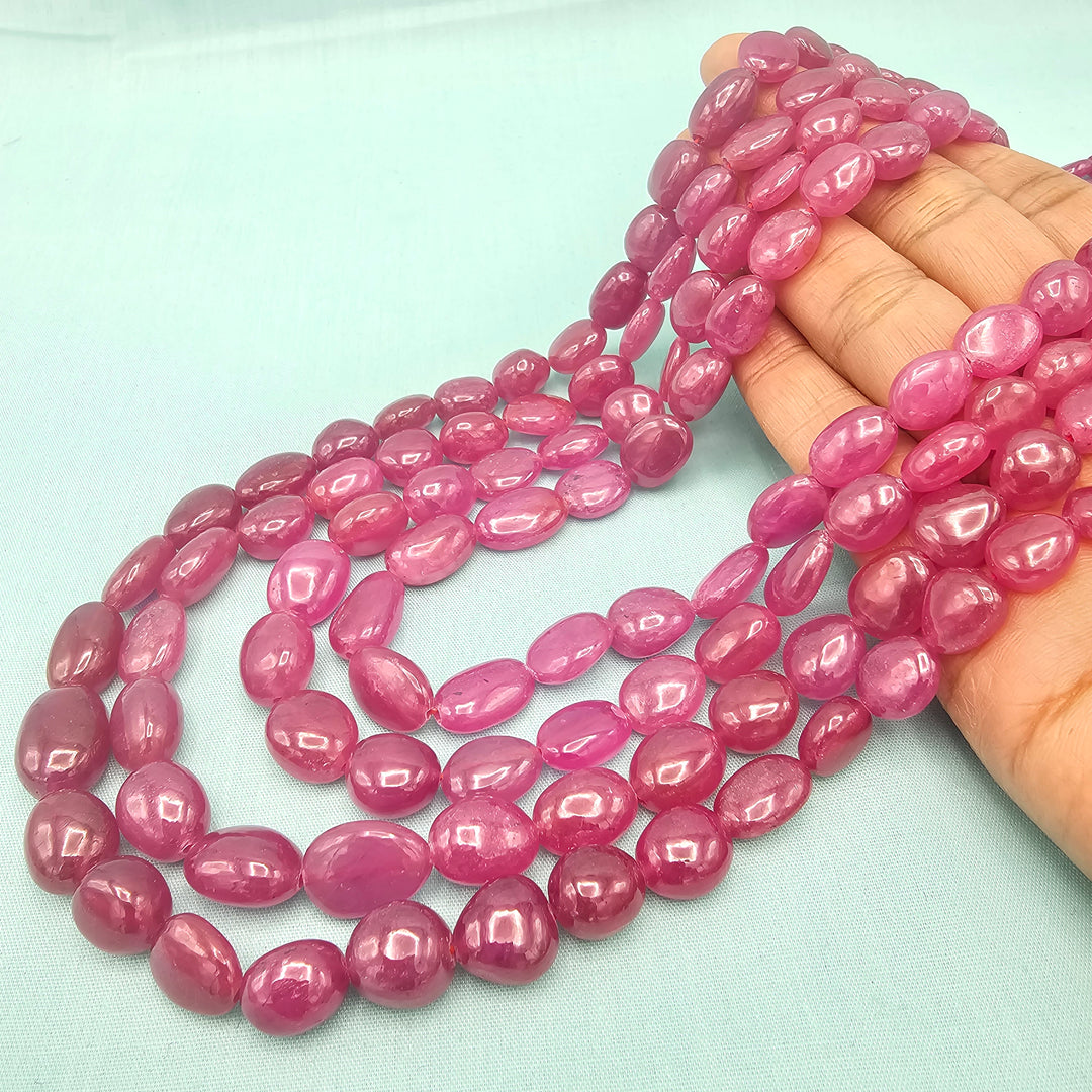 4L-24" AAA+ Ruby Beads Chain