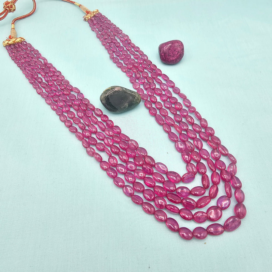 5L AAA+ Ruby Beads Chain