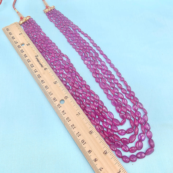 5L AAA+ Ruby Beads Chain