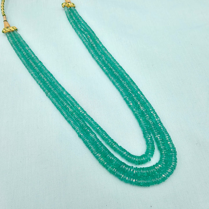 3 Strands Emerald Beads