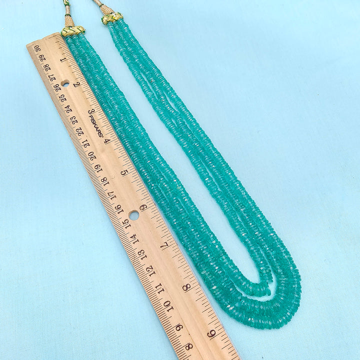 3 Strands Emerald Beads
