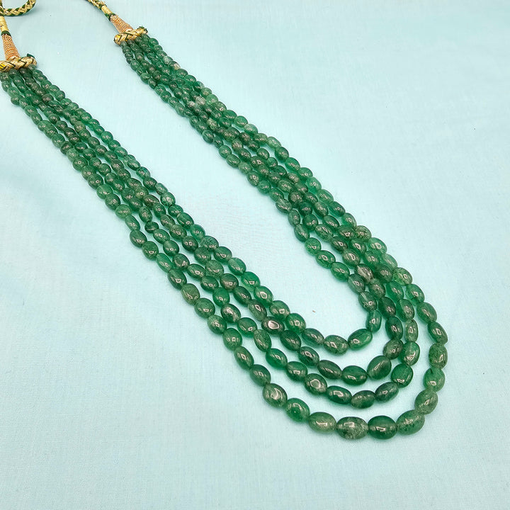 4L Green emerald beads