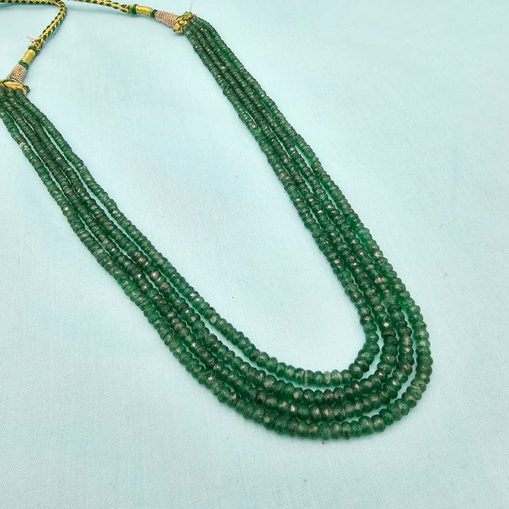 4L Emerald faceted Beads