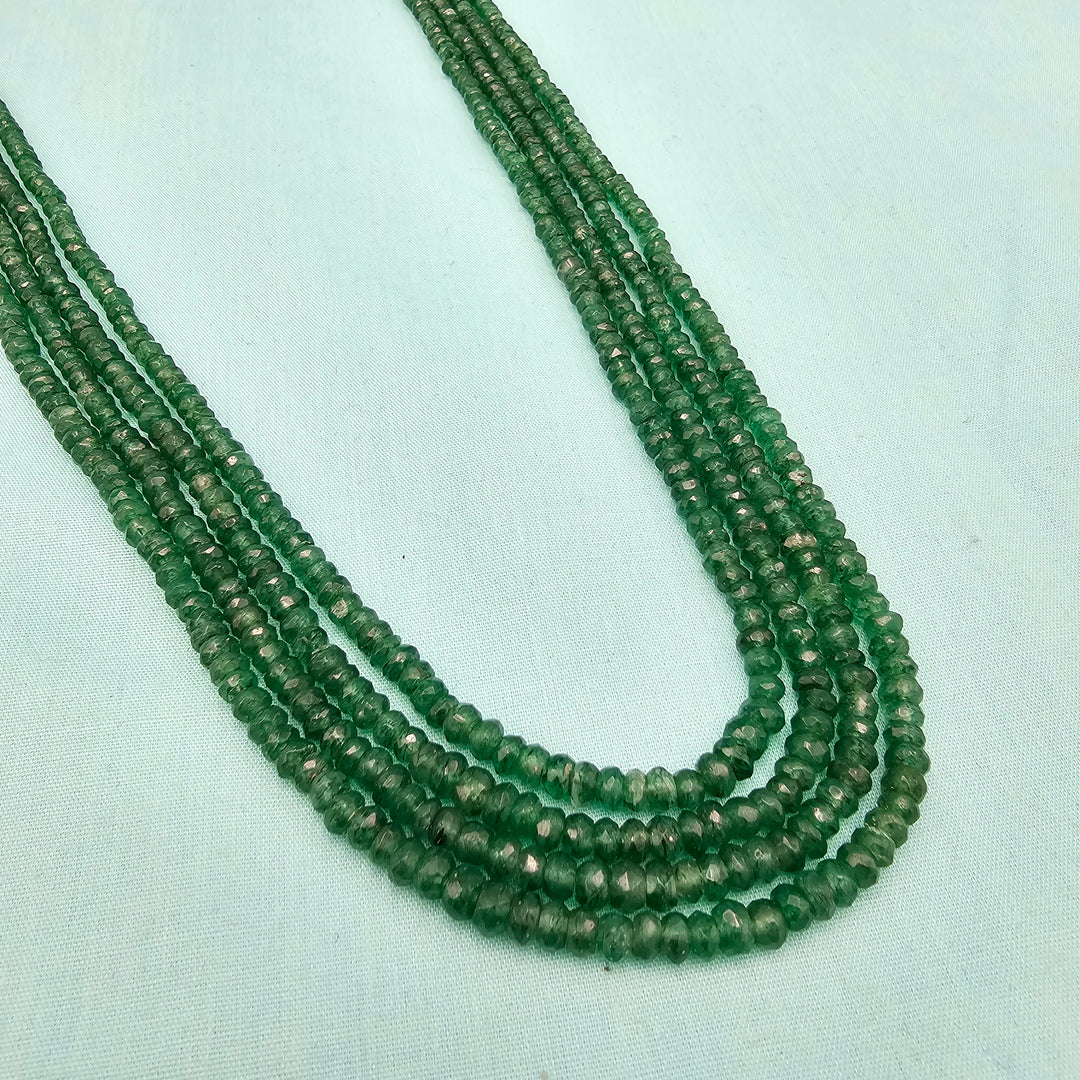 4L Emerald faceted Beads